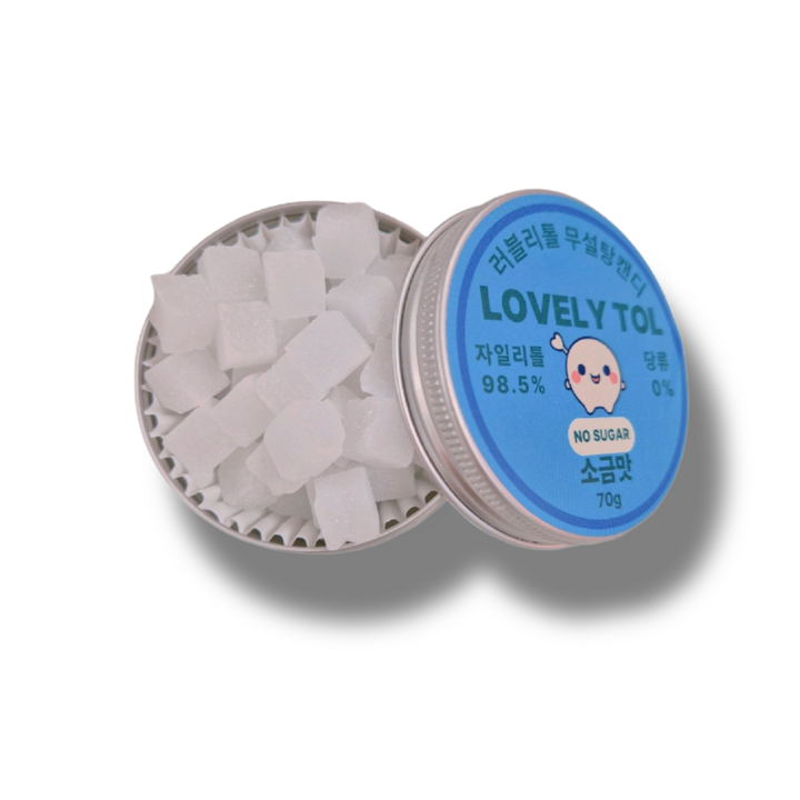 러블리톨 소금맛 무설탕 자일리톨캔디, 1개, 70g