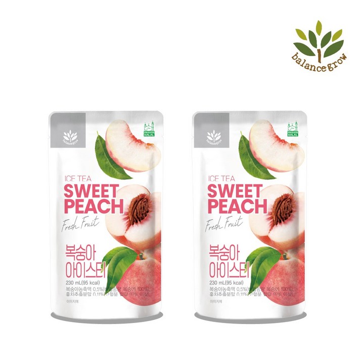 편의점 아이스 파우치 음료 BG복숭아 아이스티 230ml(10봉), 230ml, 10개