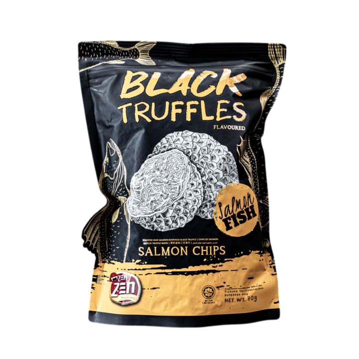 젠젠 살몬칩 블랙트러플맛, 70g, 2개