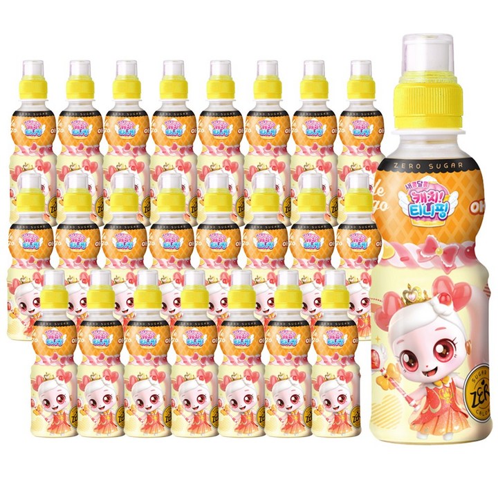 웅진 캐치 티니핑 제로 애플망고 음료, 200ml, 48개