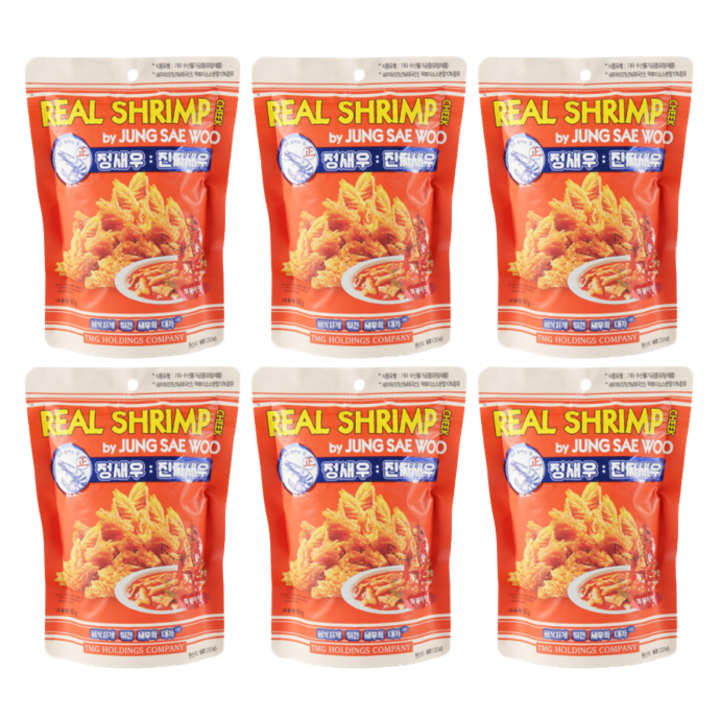 정새우 진짜새우 떡볶이 60g 6개