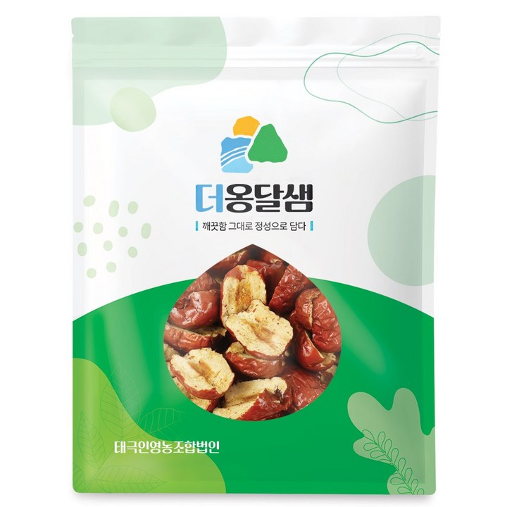 더옹달샘 씨없는 2절 건대추 500g 신장대추 반절대추 고명, 1개