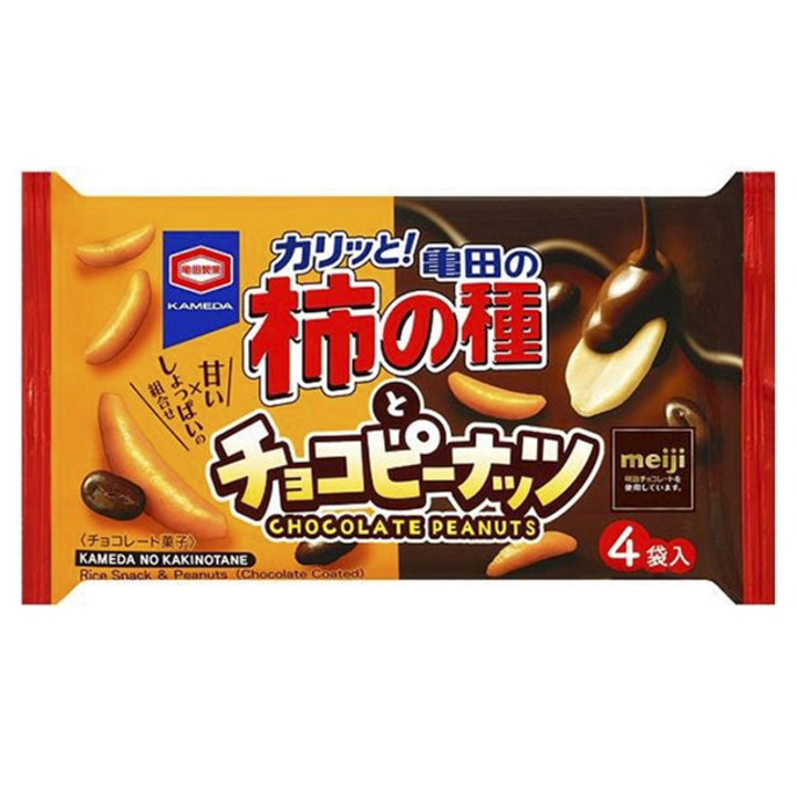 카메다 카키노타네와 초코피너츠 4개입, 80g, 12개