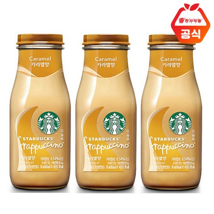 스타벅스 프라푸치노 병커피 카라멜향, 281ml, 16개