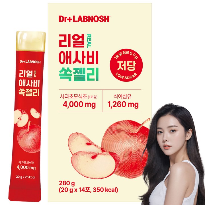 닥터랩노쉬 애사비 쏙젤리, 1박스, 280g