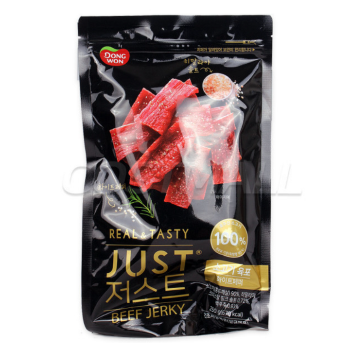 동원 저스트 소고기 육포 화이트페퍼, 1개, 250g