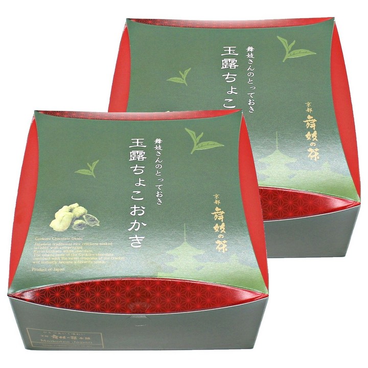 마이코의차본점 교쿠로 초코 오카키 9개입, 2개, 54g