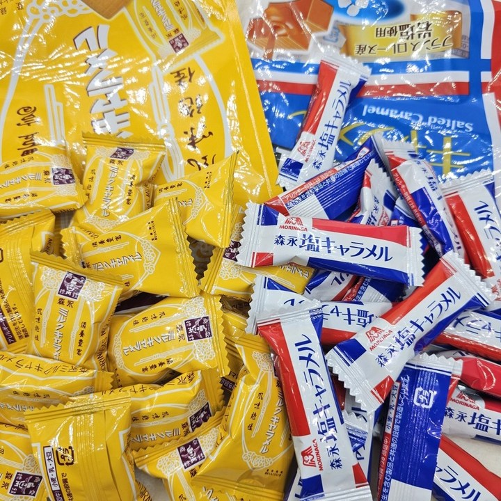 궁금한공작소 모리나가 밀크소금카라멜 각1봉, 1개, 83g