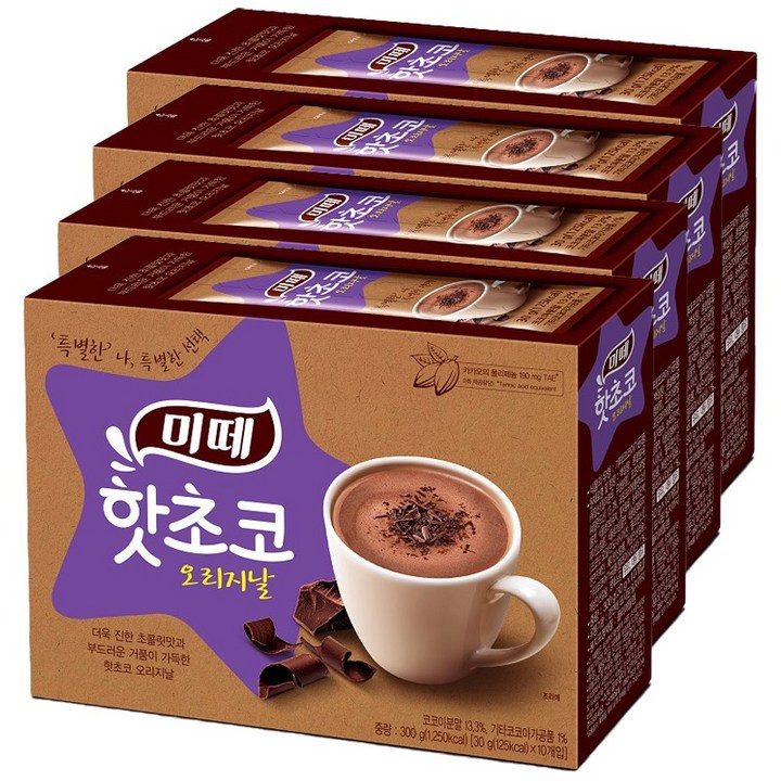 미떼 핫초코 오리지날, 4개, 30g, 10개입