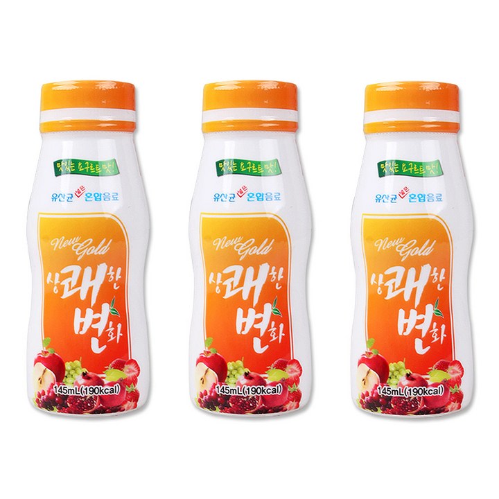 뉴 골드 상쾌한변화 쾌변, 145ml, 3개