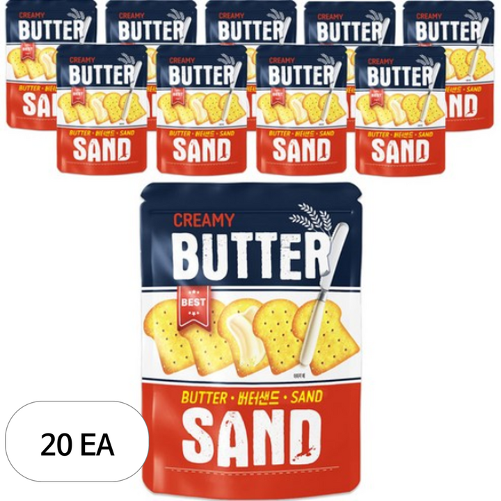 SRINANAPORNMARKETING 버터 샌드, 60g, 20개