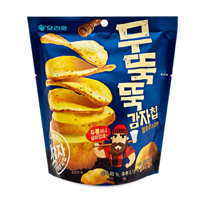 오리온 무뚝뚝 감자칩 통후추소금맛, 106g, 1개