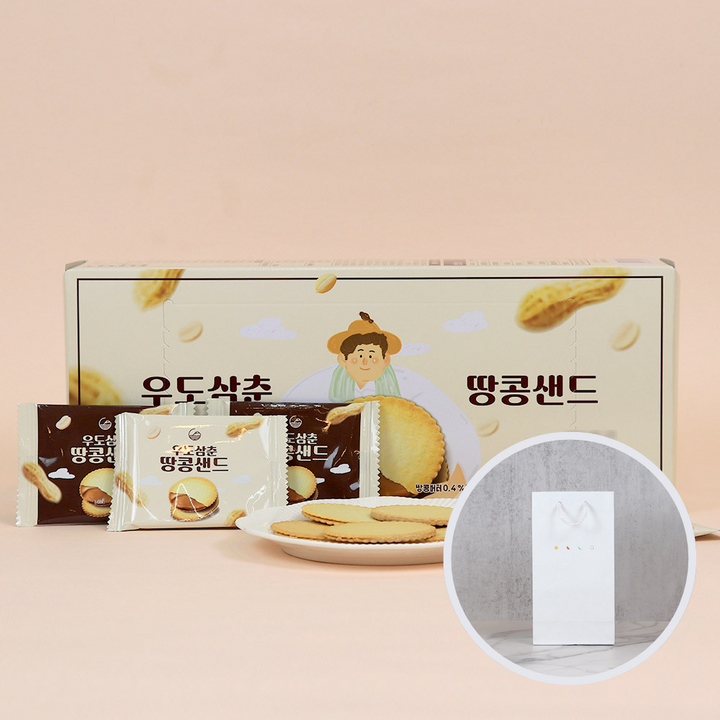 우도삼춘땅콩샌드 제주도특산품, 234g, 1박스