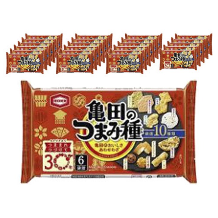 카메다 안주종 10종 안주 믹스 6개입, 24개, 120g