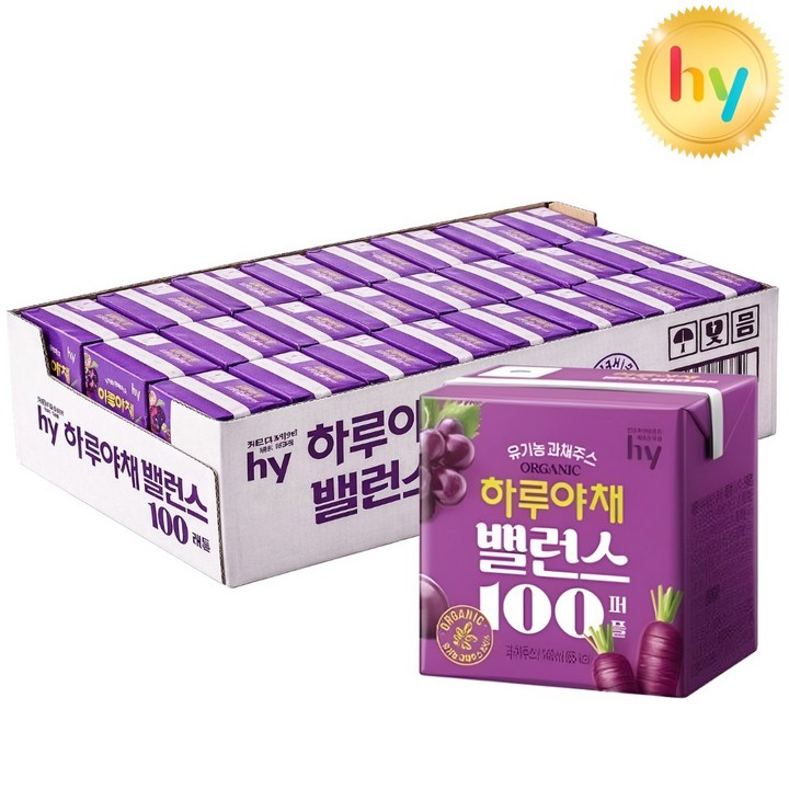 하루야채 밸런스100 퍼플, 140ml, 24개