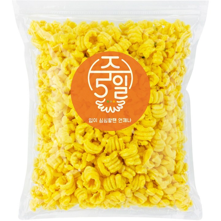 [주5일] 추억의 노랑과자 개나리콘 지퍼백포장 옥수수콘, 1개, 150g