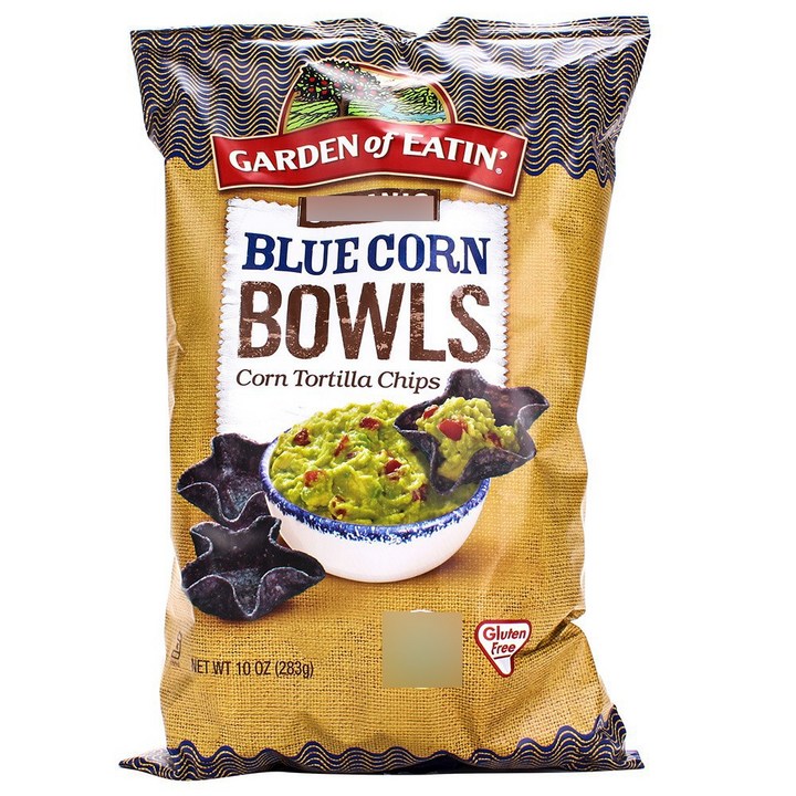 Garden Of Eatin' 블루 콘 보울 콘 토르티야 칩, 283g, 1개