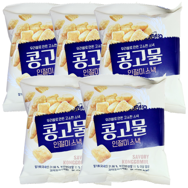동아제과 콩고물 인절미 스낵, 5개, 56g