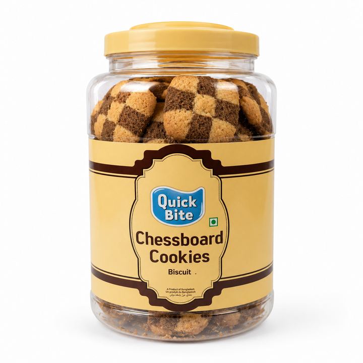 QUICK BITE Chessboard Cookies Biscuit 퀵바이트 체스보드쿠키, 1개, 800g