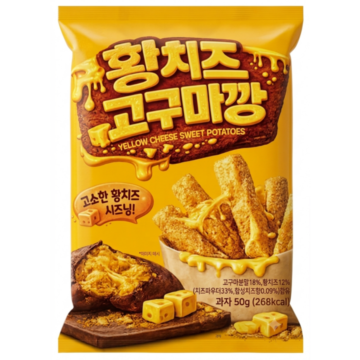 선우글로벌 황치즈고구마깡, 1개, 50g