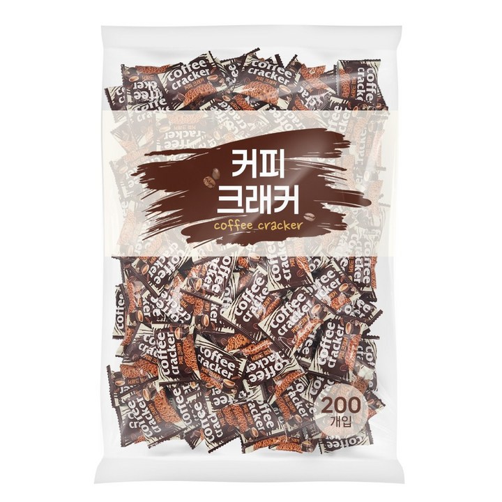 미니 커피 크래커 대용량 비스킷 과자 200개(개별포장)
