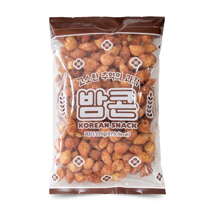 파인식품 옛날 밤콘 과자, 220g, 1개