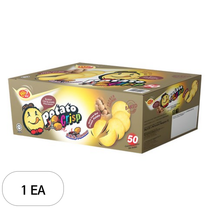 윈윈푸드 포테이토 크리스프 스낵 바베큐맛 50p, 1kg, 1개