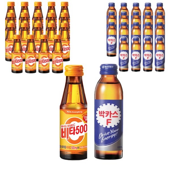 비타500 + 박카스F, 비타500 100ml 20병+박카스F 120ml 20병