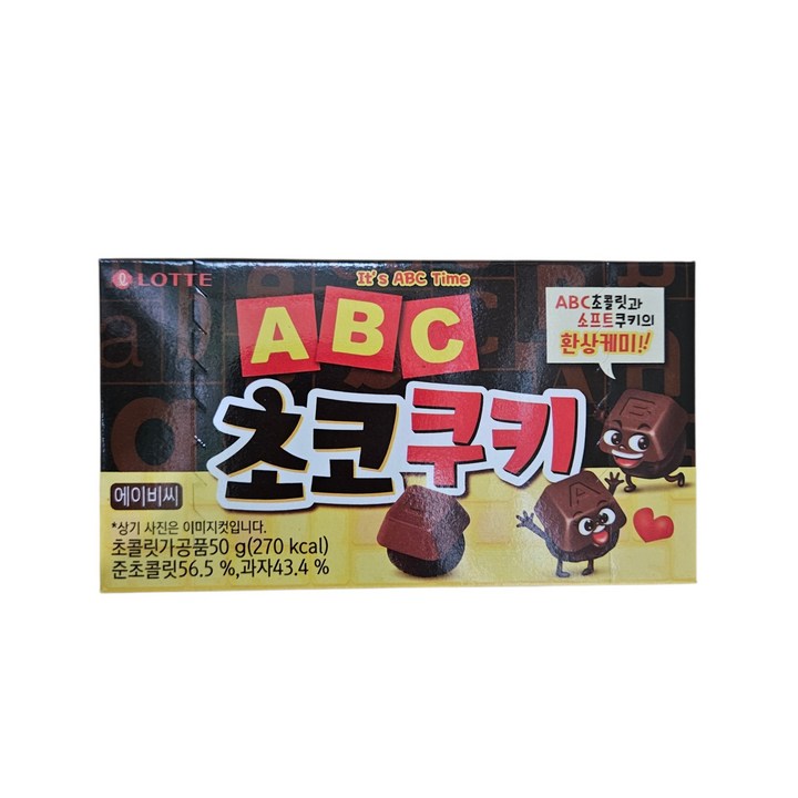 롯데웰푸드 ABC초코쿠키, 50g, 30개