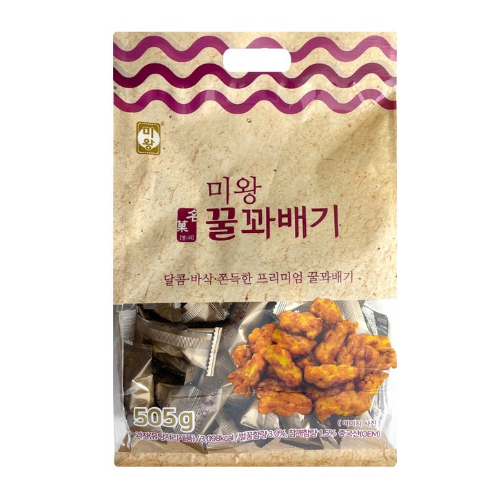 미왕 명과 꿀꽈배기, 1개, 505g