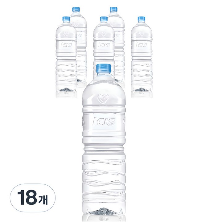 아이시스 ECO 생수 무라벨, 2L, 18개