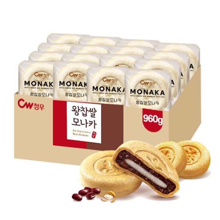 청우 왕찹쌀 모나카, 960g, 1개