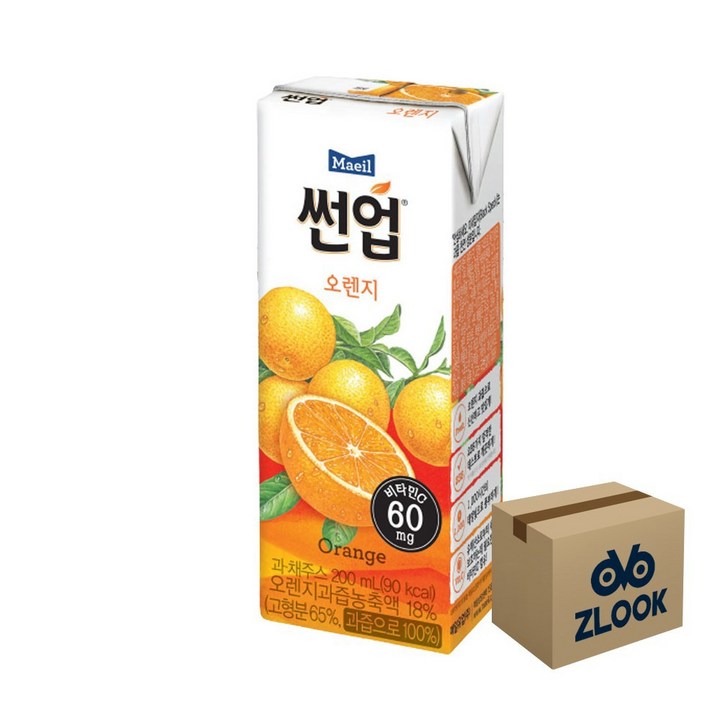 매일유업 썬업주스 200ml 30개