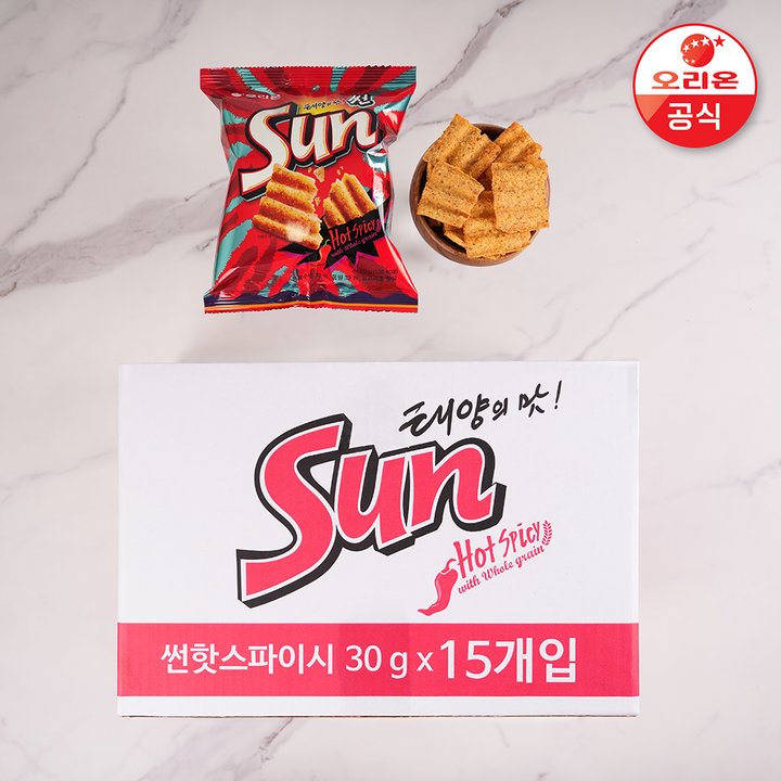오리온 태양의 맛 썬, 30g, 15개