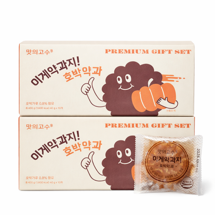 맛의고수 이게약과지 호박약과 선물세트, 400g, 1개