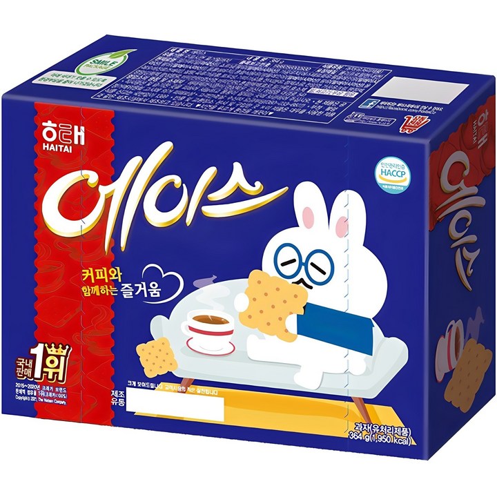 해태제과 에이스 과자, 364g, 1개