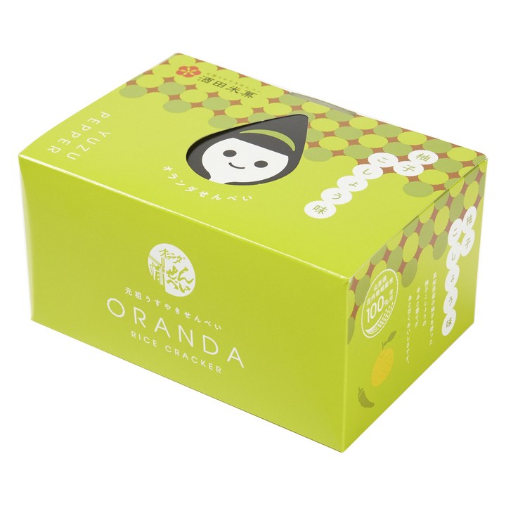 Sakata rice confectionery 오란다 라이스 크래커 유자 후추 맛 12개입, 1개, 57.6g