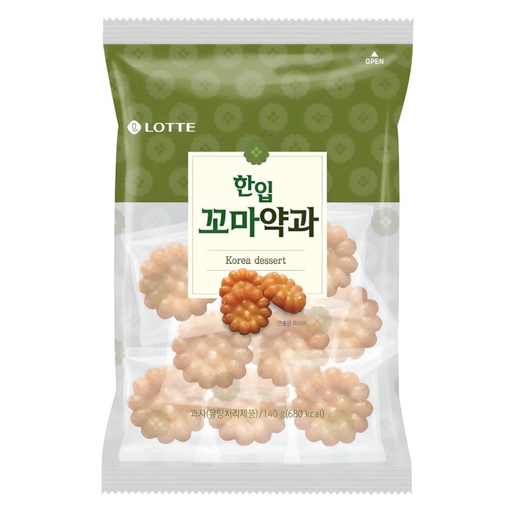 롯데웰푸드 한입꼬마약과, 140g, 1개
