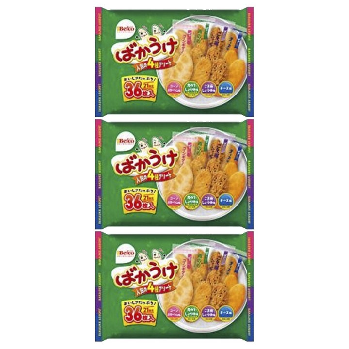 바카우케 4종 어소트 36개입, 3개