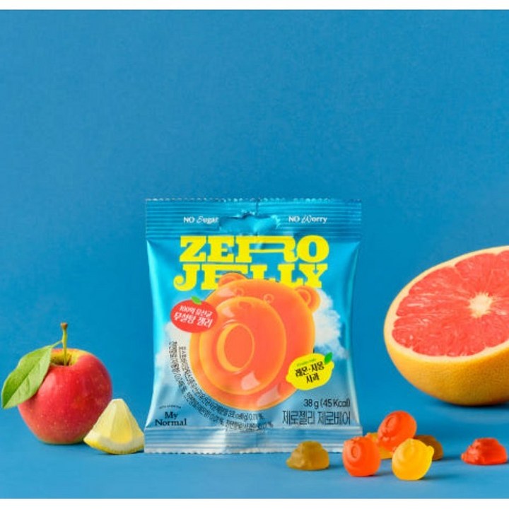 마이노멀 제로젤리 제로베어, 38g, 16개