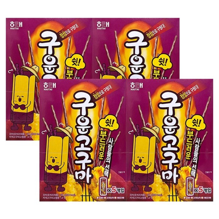 해태제과 구운고구마, 135g, 4개