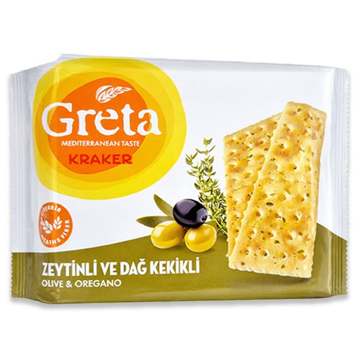 그레타 크래커 올리브 오레가노, 120g, 1개