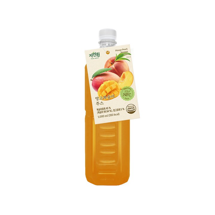 망고복숭아, 1개, 1L