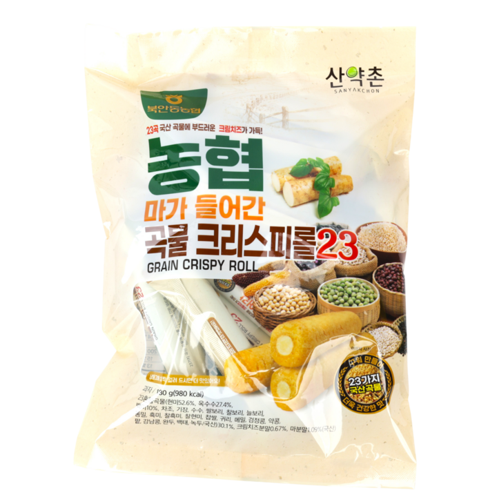북안동농협 마가 들어간 국산 곡물 크리스피롤23, 1개, 180g