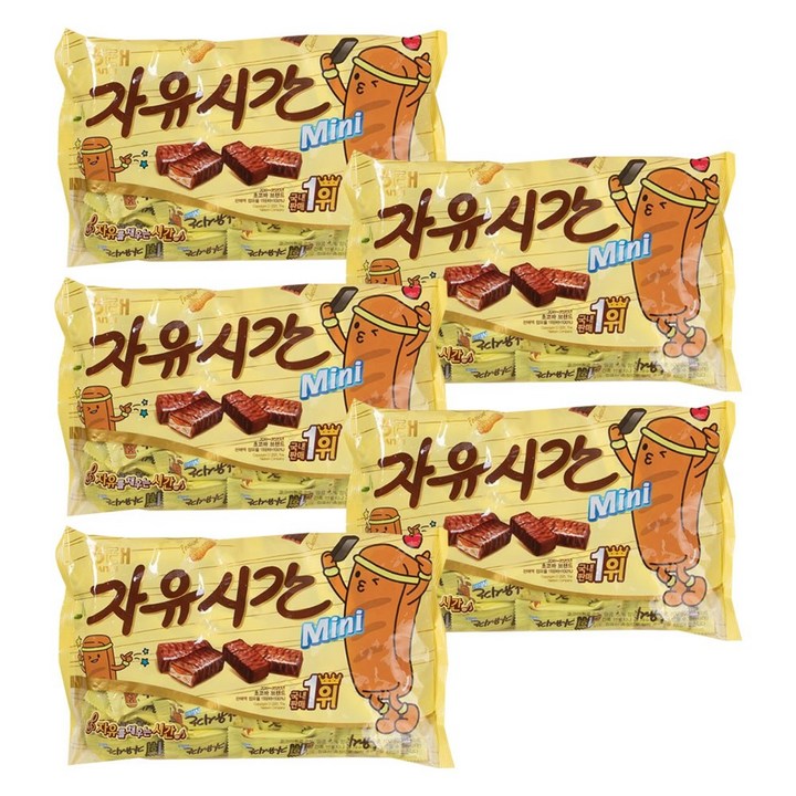 자유시간 미니, 480g, 5개