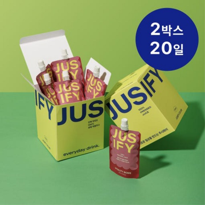 2BOX(바이탈리티밤)-주시파이 NFC 프리미엄 착즙주스 [원산지:국산(경상북도 안동시)], 2박스, 1L