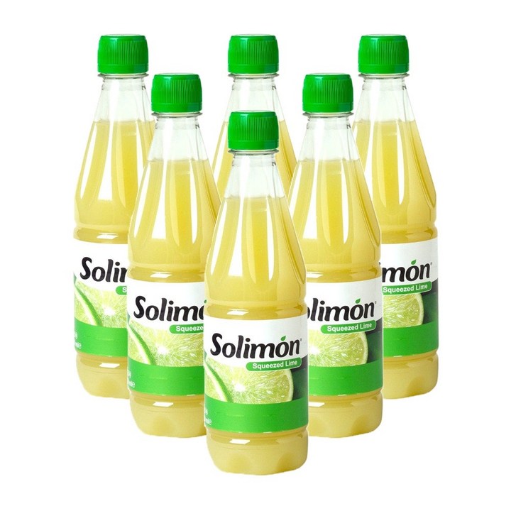 솔리몬 스퀴즈드 라임 농축액, 500ml, 6개
