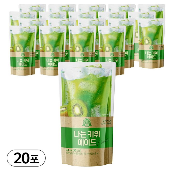 [태웅식품] 나는 키위에이드 230ml, 20개