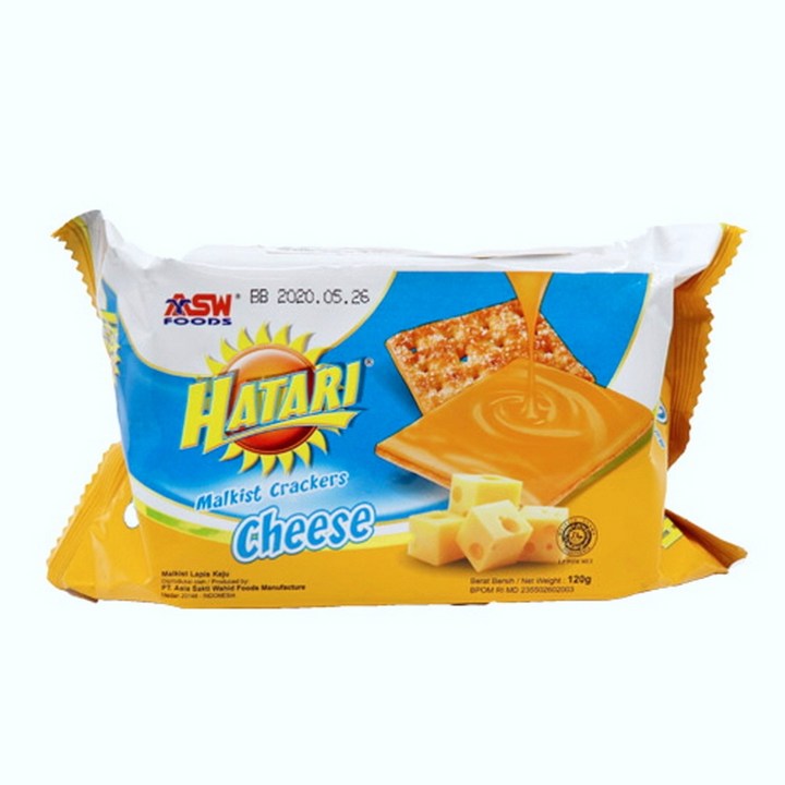 하타리 말키스트 크래커 치즈맛, 120g, 30개