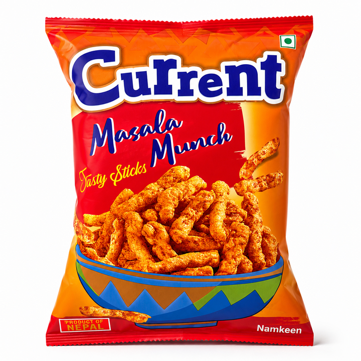 Current Masala Munch Sticks 커렌트 마살라 먼치 스틱 네팔Nepal, 1개, 80g